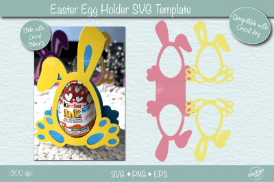 Easter egg holder SVG| Easter bunny egg holder svg| Easter Treats