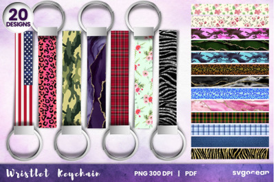 Wristlet Keychain Sublimation | Key Fob | Sublimation Design