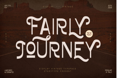 Fairly Journey Typeface
