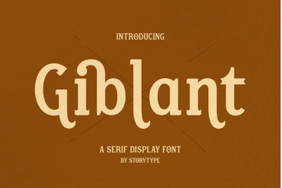 Giblant Typeface