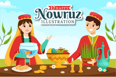 17 Happy Nowruz Day Illustration