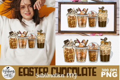 Easter chocolate sublimation png, easter sublimation