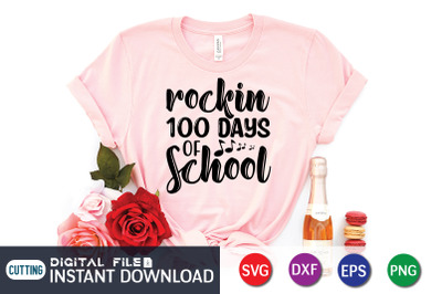 Rocking 100 Days of School SVG