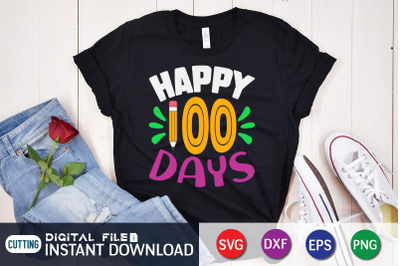 Happy 100 Days SVG