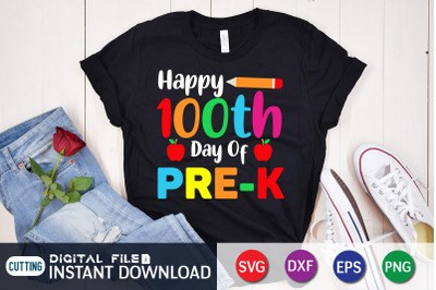 Happy 100th Day of Pre-K SVG