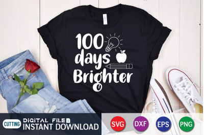 100 Days Brighter SVG