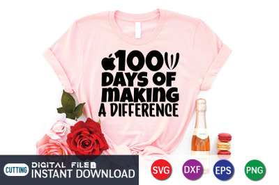 100 Days of Making a Difference SVG