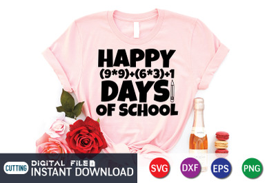 Happy 100 Days of School SVG