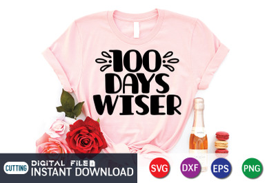 100 Days Wiser SVG