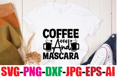 Coffee And Mascara SVG cut file