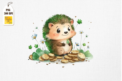 Hedgehog &amp;amp; Gold Coins St Patrick&amp;&23;039;s Day 2