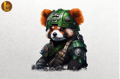 Cyberpunk Red Panda St Patrick&#039;s Day 2