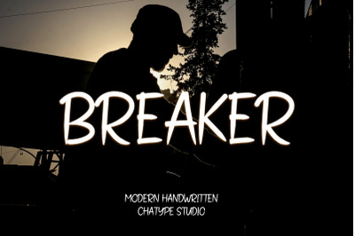 BREAKER font
