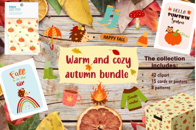Warm and cozy autumn bundle
