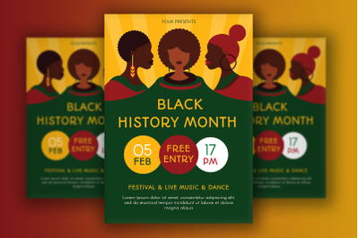 Female Black History Month Poster