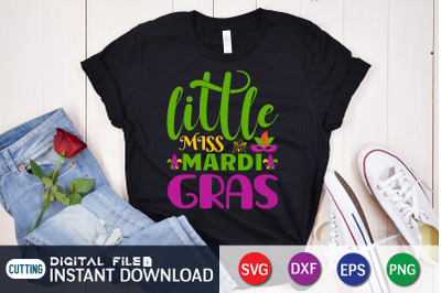 Little Miss Mardi Gras SVG