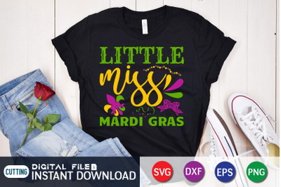 Little Miss Mardi Gras SVG