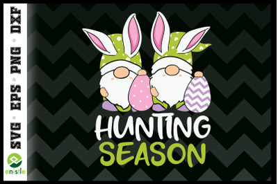 Hunting Season Easter gnome Couple