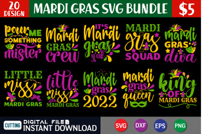 Mardi Gras SVG Bundle