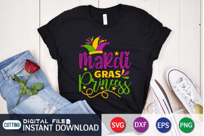 Mardi Gras Princess SVG