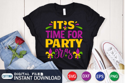 It&amp;&23;039;s Time for Party Gras SVG