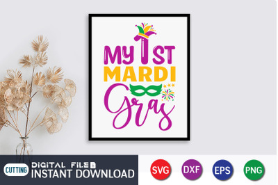 My 1st Mardi Gras SVG