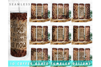 Coffee Tumbler Sublimation Designs Bundle, 20 Oz Skinny Tumbler Coffee