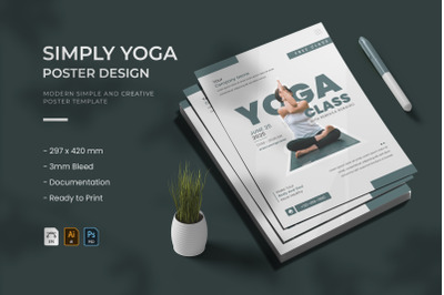 Simply Yoga - Poster