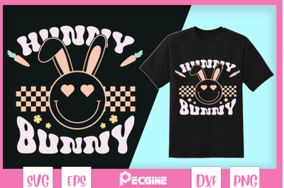 Hunny Bunny Retro Easter Smiley Easter