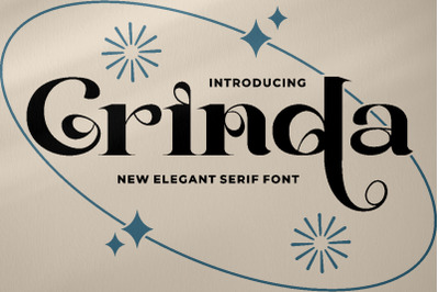 Grinda - New Elegant Serif Font
