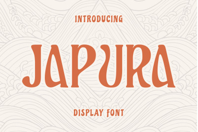 Japura - Display Font