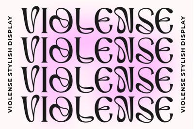 Violense - Stylish Display Font