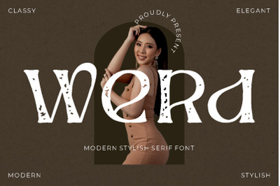Werd - Modern Stylish Serif Font