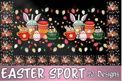 Sport cup Easter Bundle SVG 20 Designs