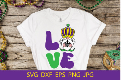Love SVG, Funny Mardi Gras SVG