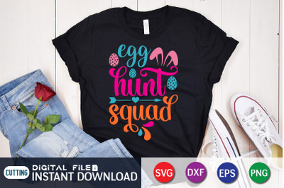 Egg Hunt Squad SVG