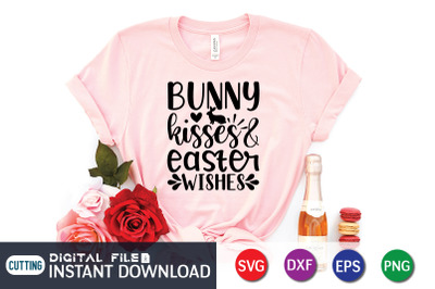 Bunny Kisses Easter Wishes SVG