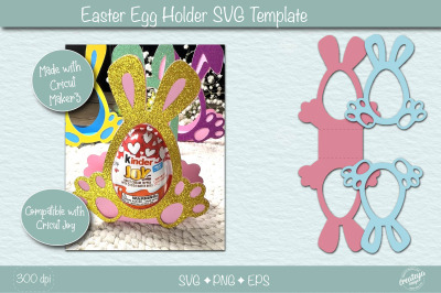 Easter egg holder SVG| Easter bunny egg holder svg| Easter Treats