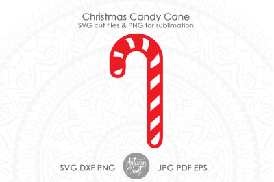 Candy cane SVG, Christmas Candy Can
