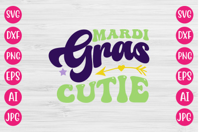 Mardi Gras Cutie RETRO DESIGN