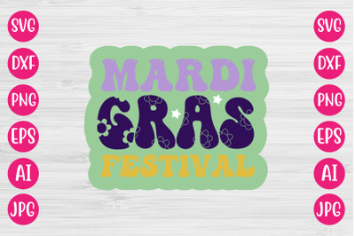 Mardi Gras Festival RETRO DESIGN