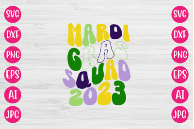 Mardi Gras Squad 2023 RETRO DESIGN