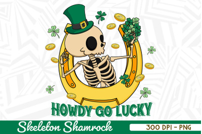 Howdy go lucky Skeleton Horseshoe