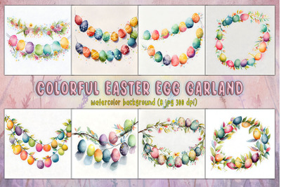 Colorful Easter Egg Garland