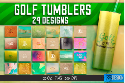 Golf Tumblers | Golf Tumbler Sublimation | PNG 20 Oz Tumbler | Tumbler