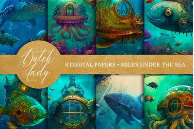 Miles Under The Sea Illustrations