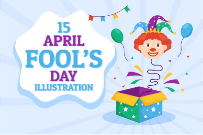 15 Happy April Fools Day Celebration Illustration