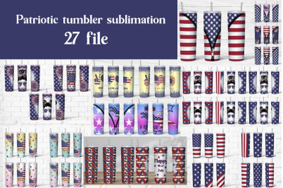 Patriotic tumbler bundle | American patriotic tumbler