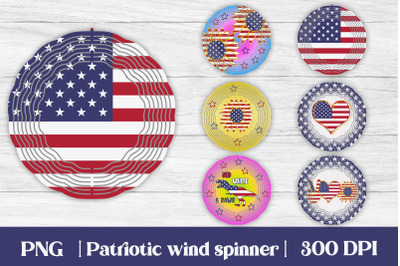 Wind spinner sublimation | Patriotic wind spinner