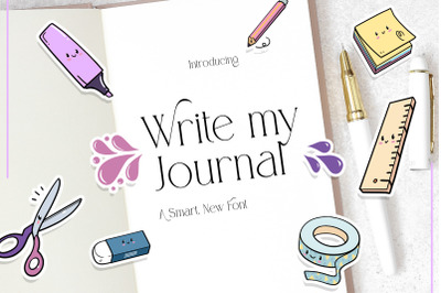 Write My Journal Font